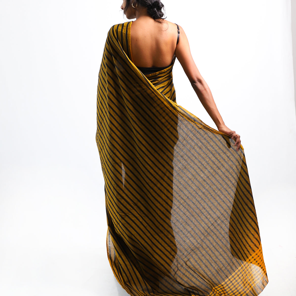 Ember Glow Handloom Saree