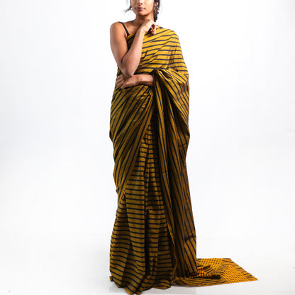 Ember Glow Handloom Saree