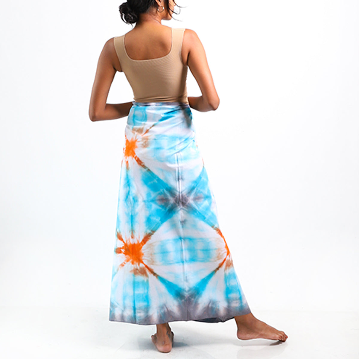Rainbow Ripple Batik Sarong