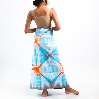 Rainbow Ripple Batik Sarong