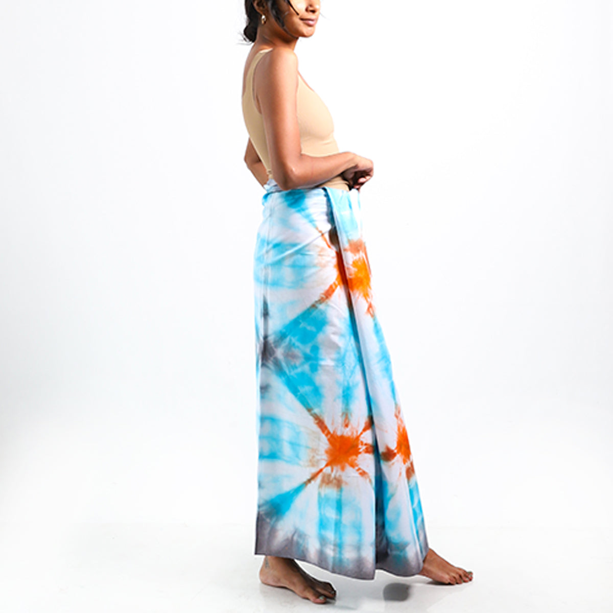 Rainbow Ripple Batik Sarong