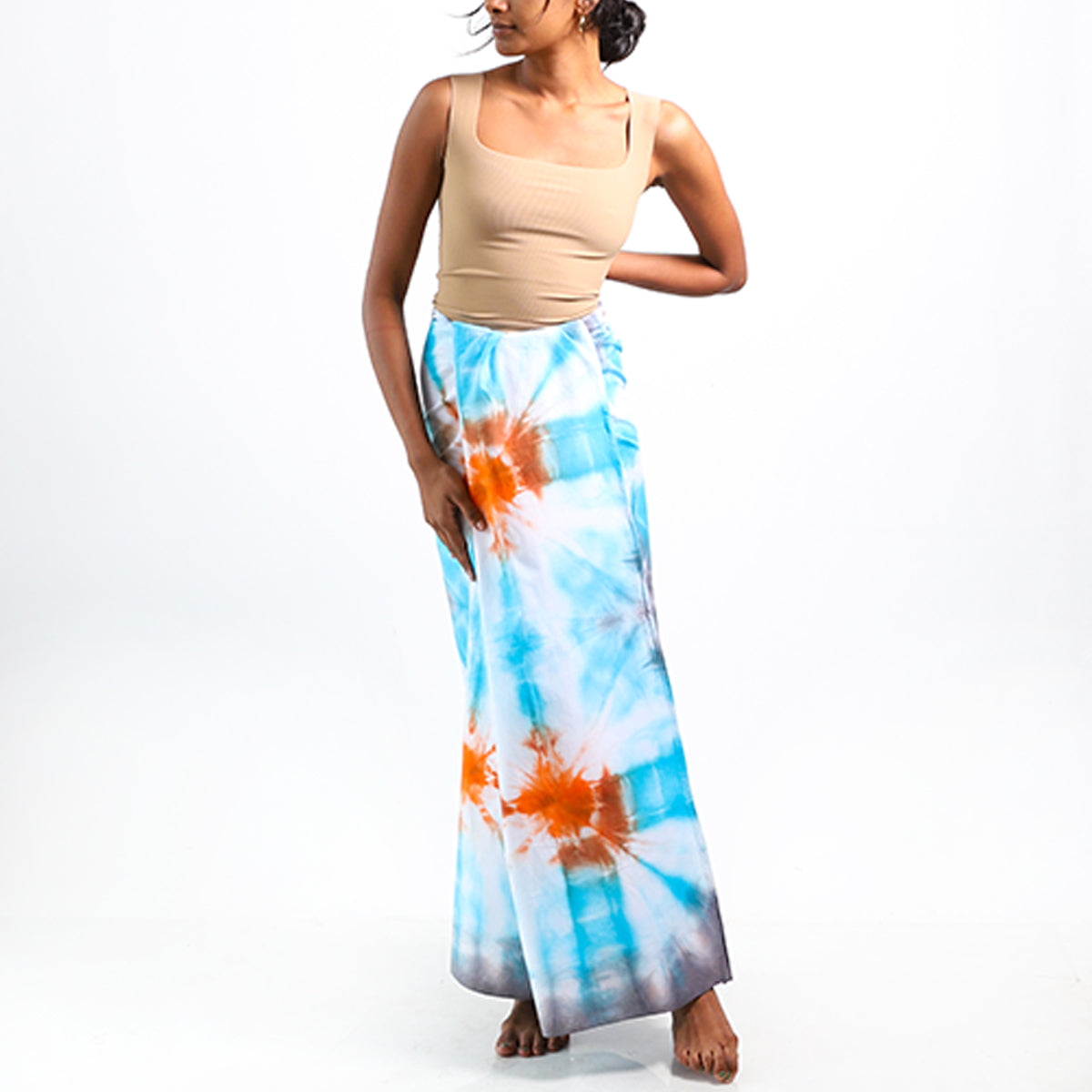 Rainbow Ripple Batik Sarong
