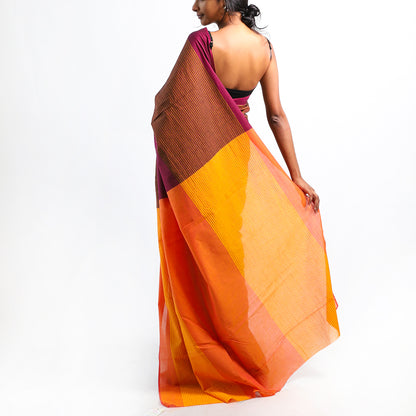 Amber Glow Handloom Saree