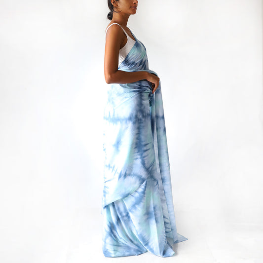 Rainfall Shibhori Saree