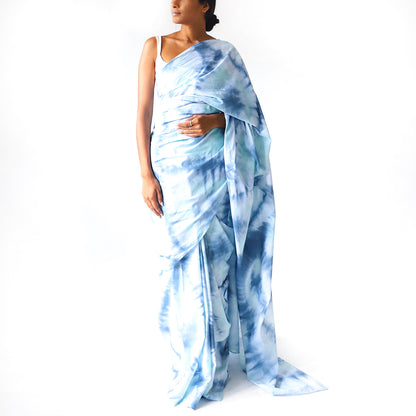 Rainfall Shibhori Saree