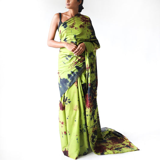 Moth Tie Dye Saree