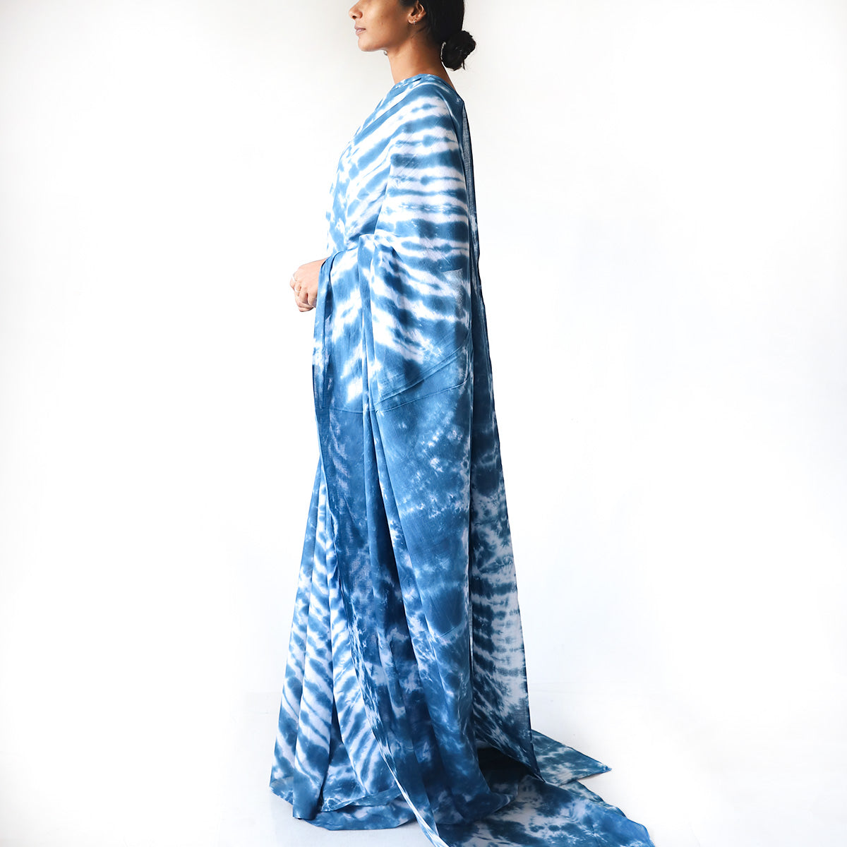 Tide Shibhori Arashi Tie Dye Saree