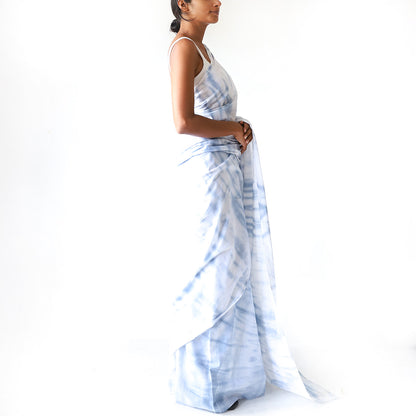 Ripple Shibhori Arashi Tie Dye Saree