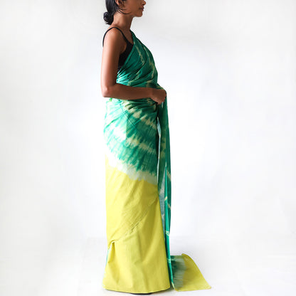 Jade Tie Dye Saree