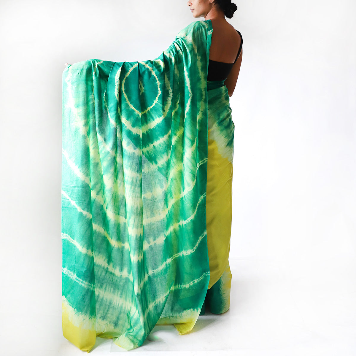 Jade Tie Dye Saree