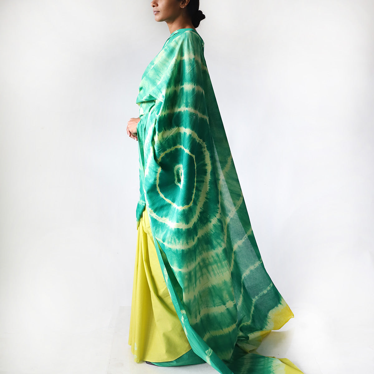 Jade Tie Dye Saree