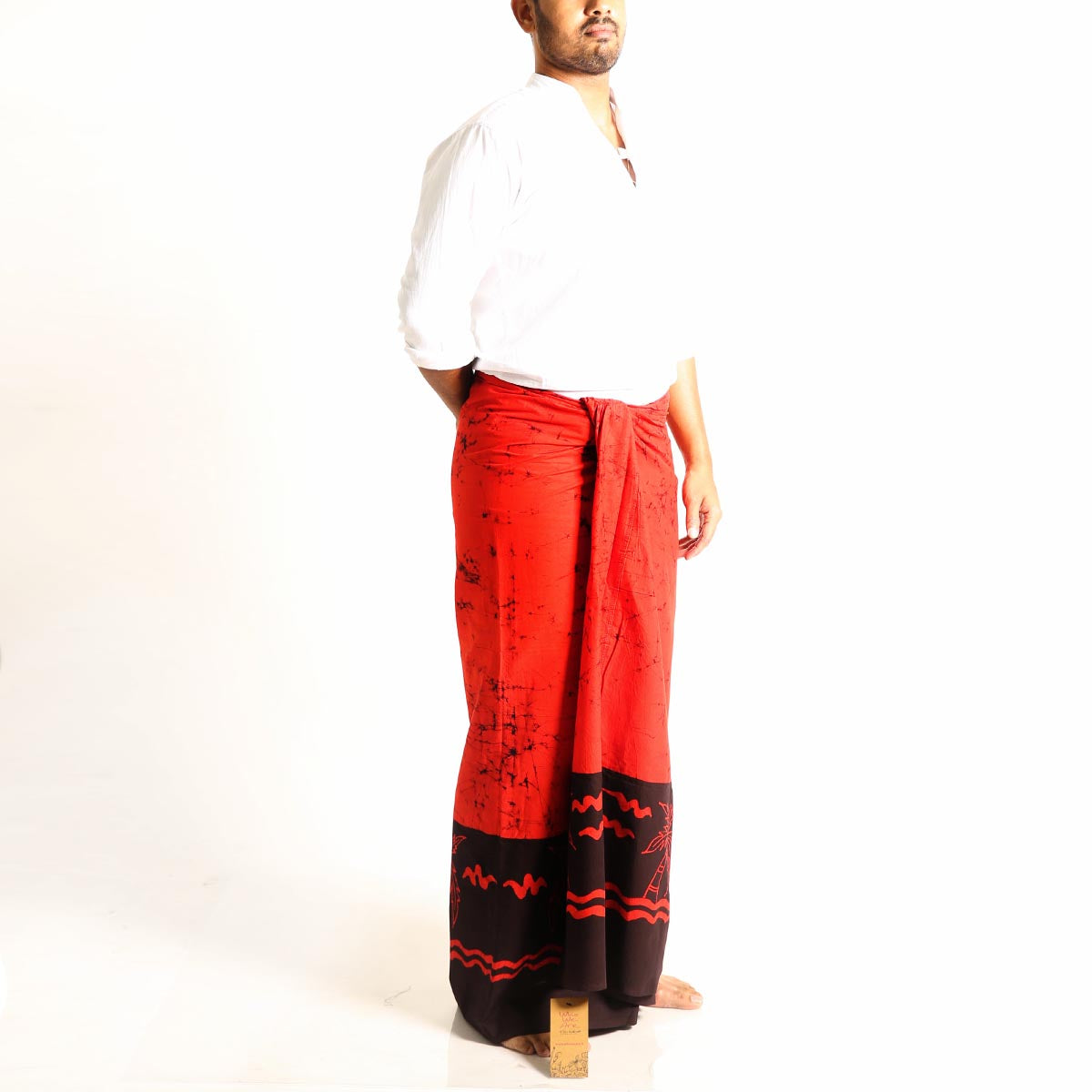 Beach Vibes Red Batik Sarong