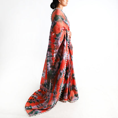 Desert Sun Tie-Dye Saree
