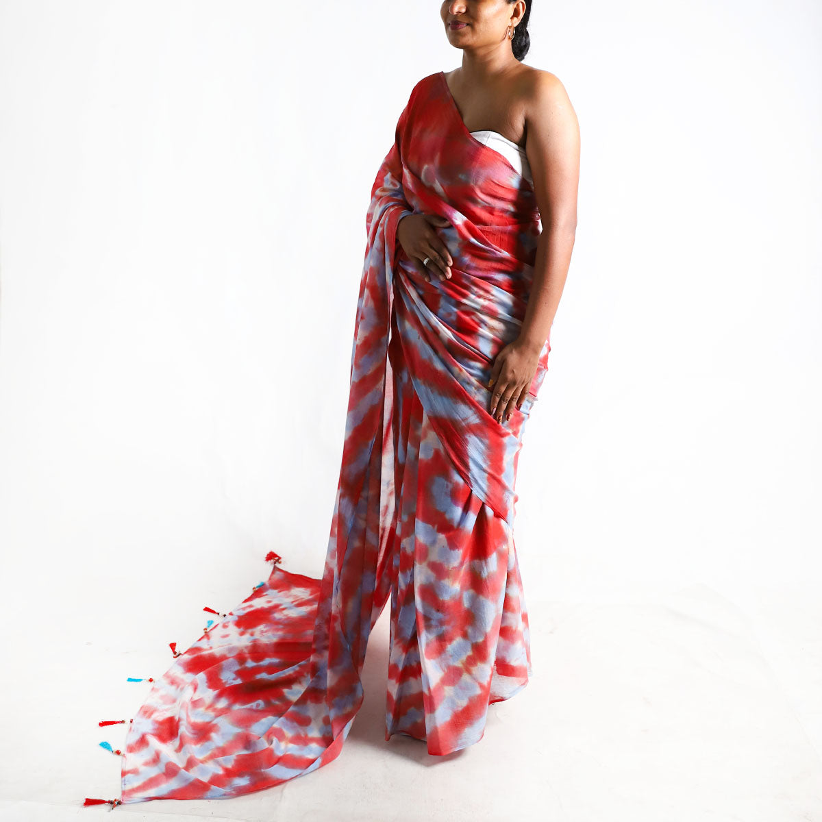 Royal Fusion Tie-Dye Saree