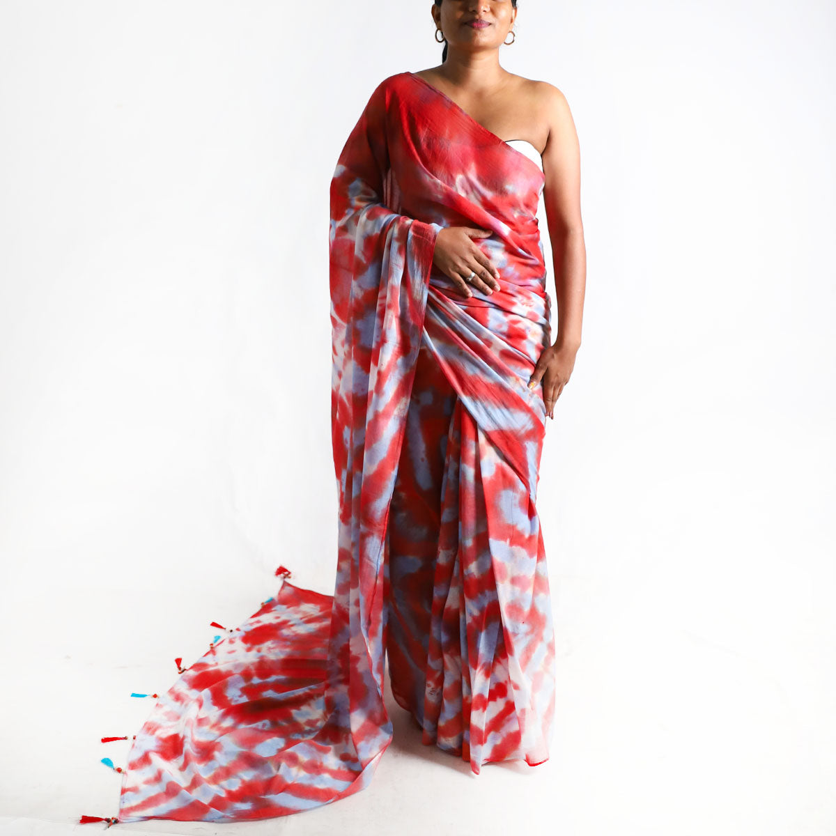 Royal Fusion Tie-Dye Saree