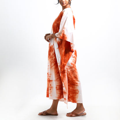 Sand Stone Tie Dye Kaftan
