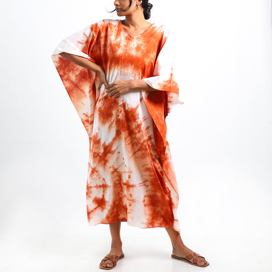 Sand Stone Tie Dye Kaftan