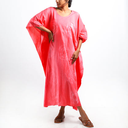 Peachy Tie Dye Kaftan