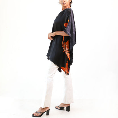 Sunset Flame Batik Top