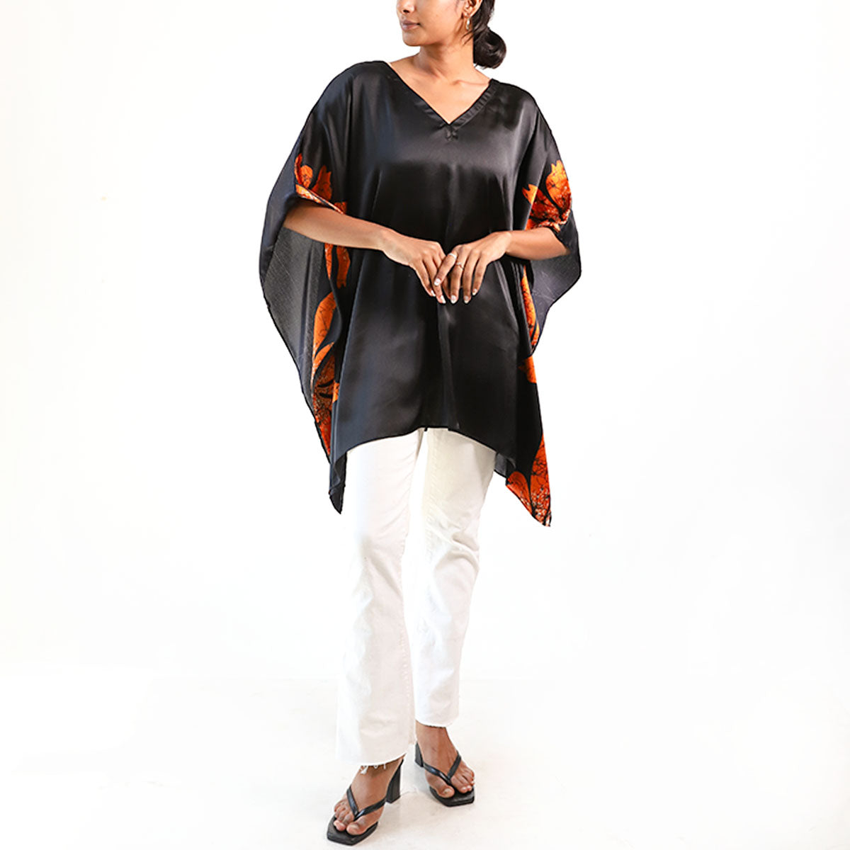 Sunset Flame Batik Top