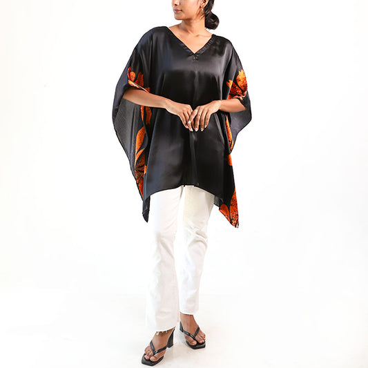 Sunset Flame Batik Top