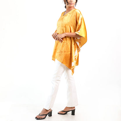 Golden Glow Batik Top