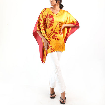 Tropical Sunset Batik Top