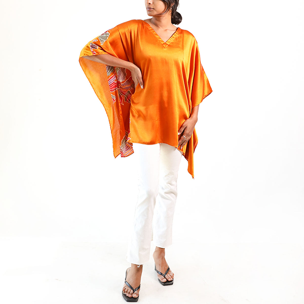 Sunlit Mustard Batik Top