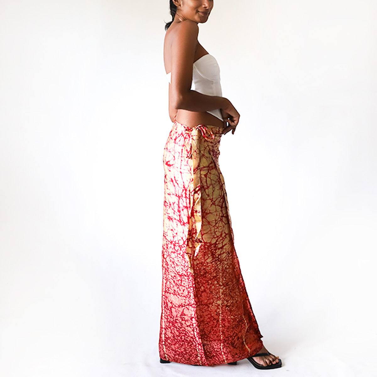 Fire Silk Batik Skirt