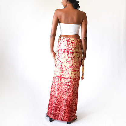 Fire Silk Batik Skirt