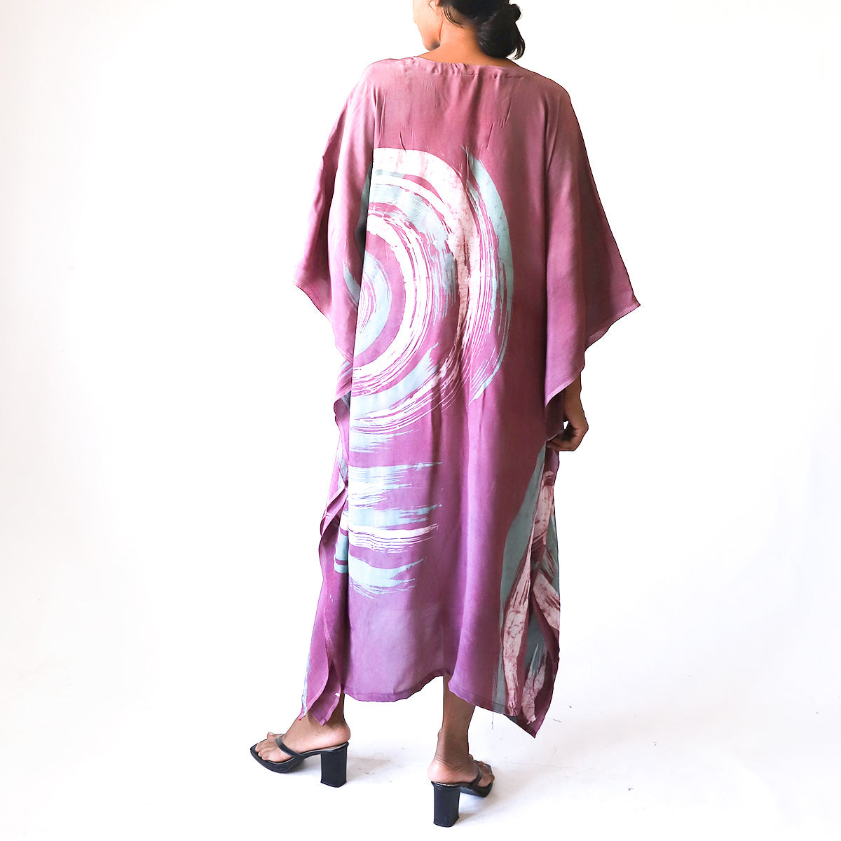 Amethyst Swirl Batik Kaftan