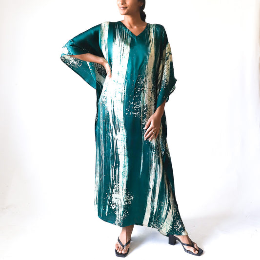 Emerald Line Batik Kaftan