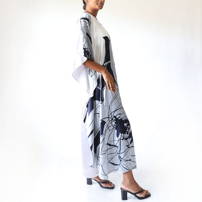 Midnight Muse Batik Kaftan