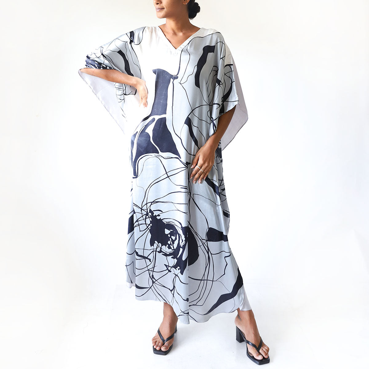 Midnight Muse Batik Kaftan