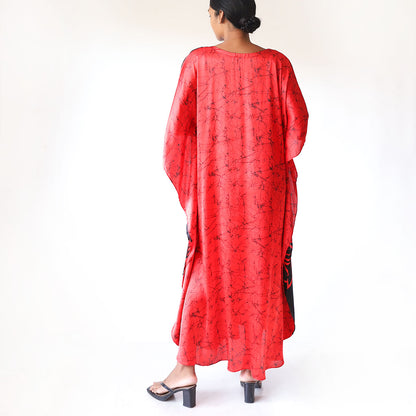 Scarlet Noir Batik Kaftan