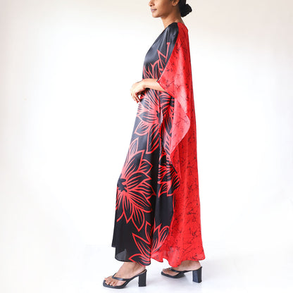 Scarlet Noir Batik Kaftan