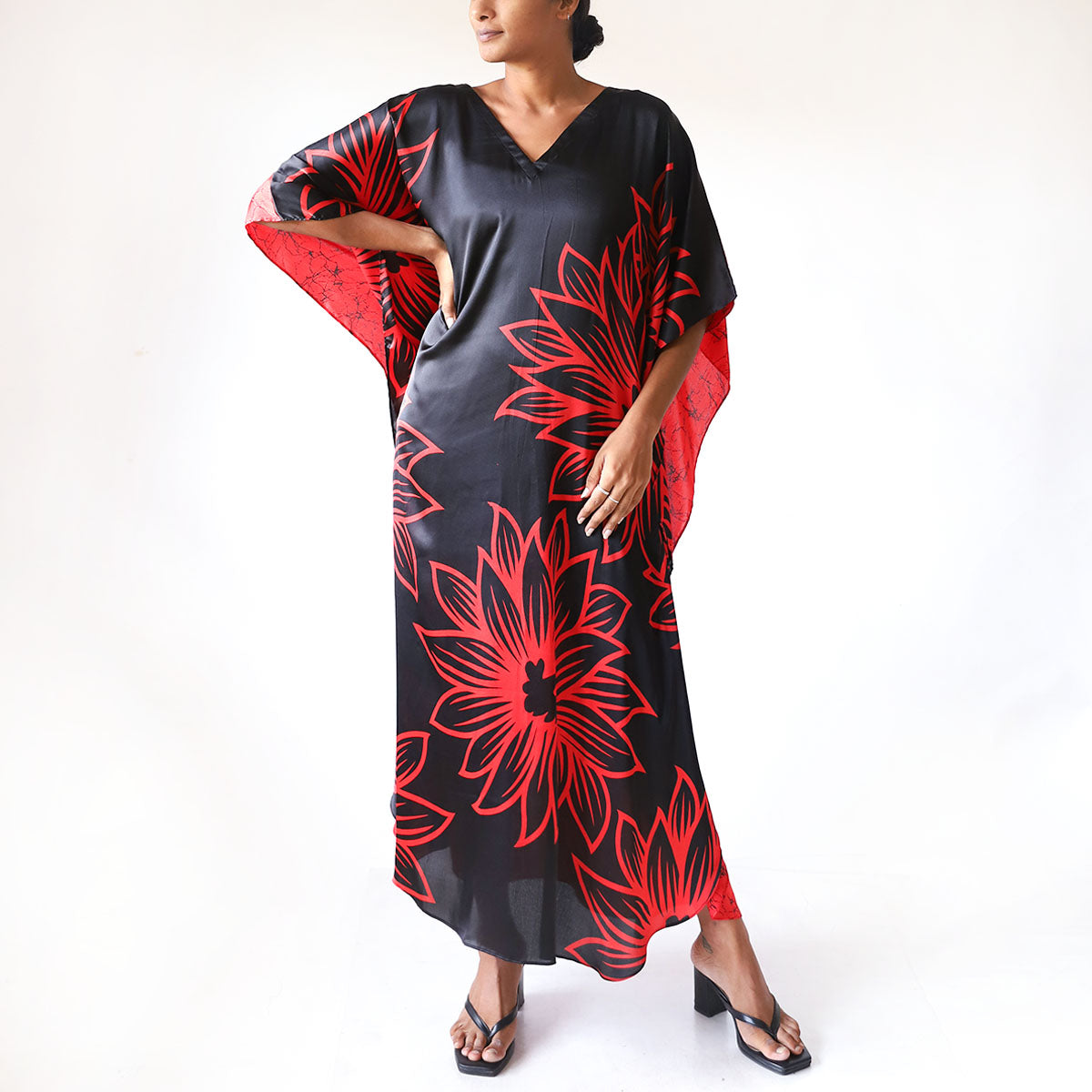 Scarlet Noir Batik Kaftan