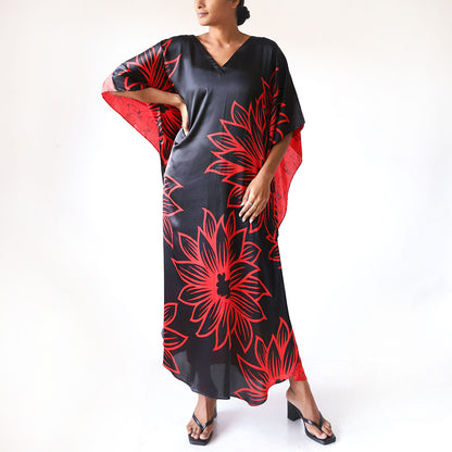 Scarlet Noir Batik Kaftan