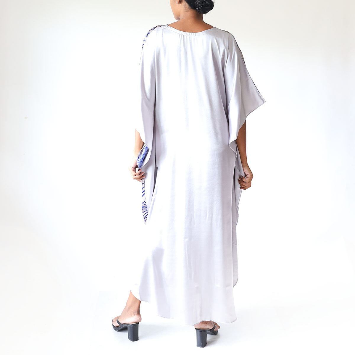 Silver Cloud Batik Kaftan