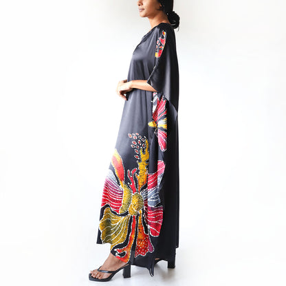 Noir Garden Batik Kaftan