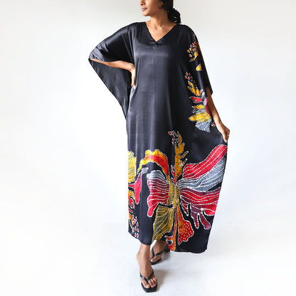 Noir Garden Batik Kaftan