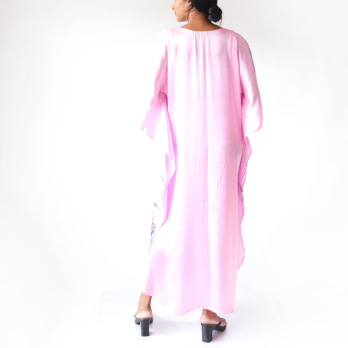 Ivory Petal Batik Kaftan