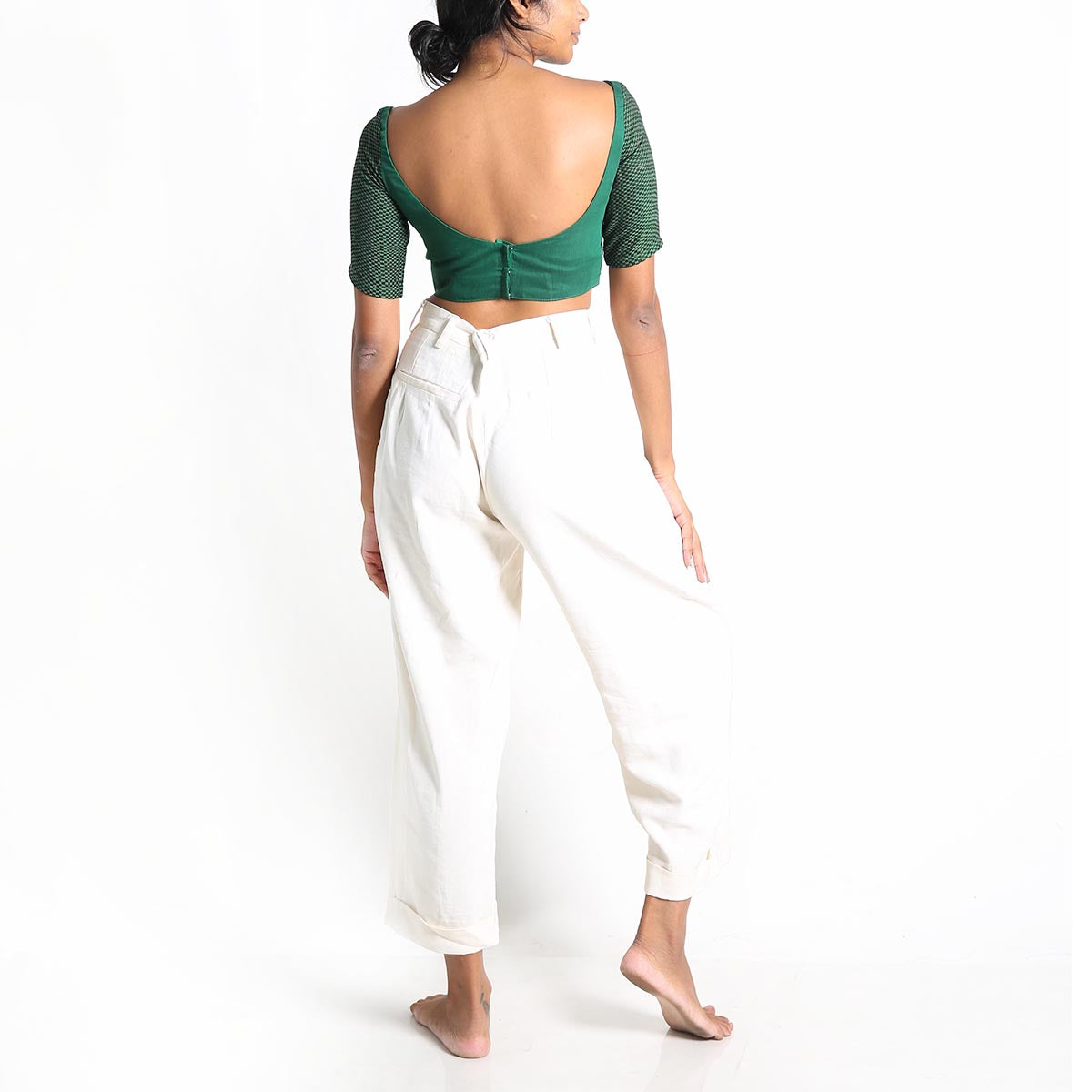 Emerald Green Cotton Top