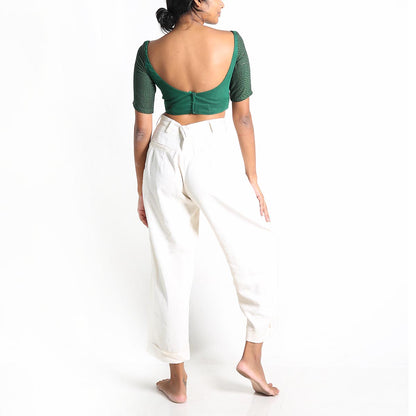 Emerald Green Cotton Top