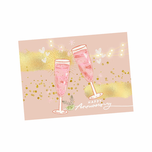 Happy Anniversary Glasses