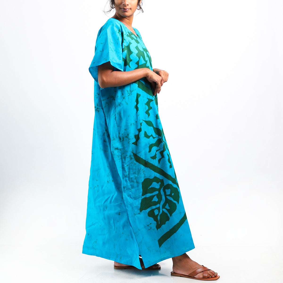 Sandstone Symphony Batik Kaftan