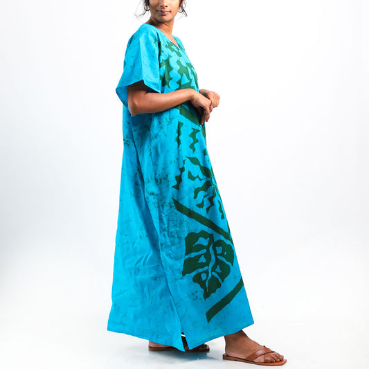 Sandstone Symphony Batik Kaftan