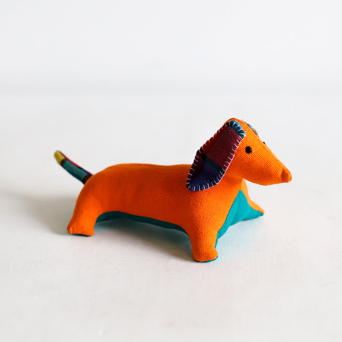 Dashing Dachshund Handloom Soft Toy