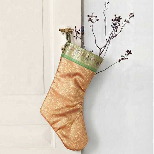 Orange Christmas Stocking
