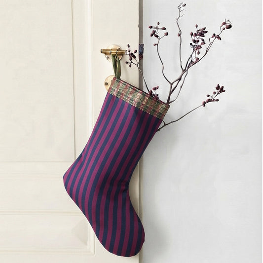 Stripped Christmas Stocking